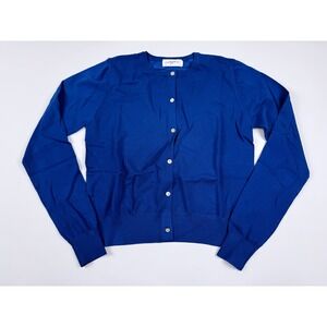 Carly Jean Los Angeles Carrie Cardigan Blue‎ Size Medium New With Tags